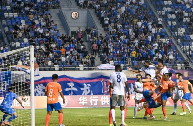 半场：石家庄功夫0-1上海申花，阿苏埃头球首开记录