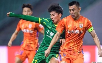 半场：国安0-0泰山，郑铮直红，张玉宁进球被吹